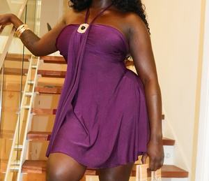 Vestidos de Verano para Mujer Viviblook D26DS020, Vestidos de Fiesta Cortos sin Mangas, con Tirantes y Lazo, para Damas - Product Image 3