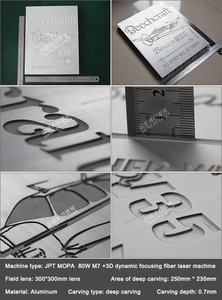 סגור סיבי לייזר חריטת מכונת עבור שלט נירוסטה לייזר סימון מכונה כלב תג אשראי כרטיס חריטה - Product Image 5