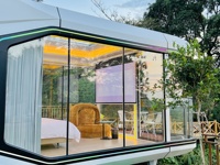 Maison préfabriquée mobile de luxe, écologique, moderne, en acier, étanche, pour appartement, cabine, hôtel, séjour, résidence, usage commercial