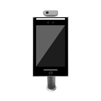 Sistema de Control de Acceso con Torniquete Electrónico Digital de Reconocimiento Facial, Pantalla Táctil de Doble Cámara, Alimentación USB, Todo en Uno