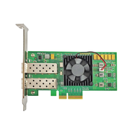 Adaptateur Ethernet double ports SFP + 10GbE PCIE X4 équipement de fibre optique avec produits de réseau à puce GRT G710G2