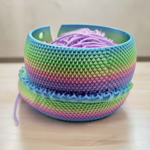 Contenitore Porta Filati a Forma di Dinosauro Stampato in 3D, Organizzatore Multi-Scomparto per Accessori da Lavoro a Maglia e Uncinetto - Product Image 6