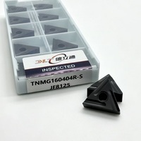 Plaquettes de tournage en carbure DLT TNMG1604 R-S CVD OEM, outils de coupe CNC pour l'usinage de l'acier, résistantes à l'usure, haute performance