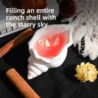 Gel-Wachs Muschelförmige Duftkerze Handgemacht Hochzeit Heim-Duft Aromatherapie Deko Geschenk Raumdekoration Schlafzimmer SPA Großhandel