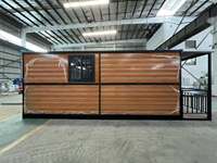 Maison conteneur moderne préfabriquée pliable et démontable pour bureaux, hôtels, entrepôts, logements, supermarchés, salles de sport extérieures
