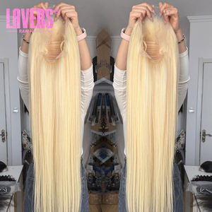 Pelucas rubias 613 HD de encaje completo, cabello humano virgen sin procesar, peluca frontal de encaje para mujeres negras, peluca frontal con cierre de encaje 360 peruano - Product Image 4