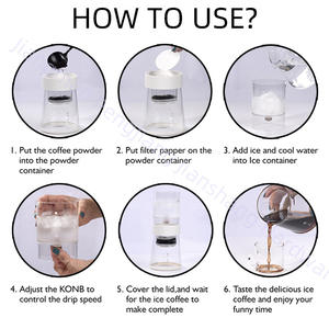 Machine à café pour brassage à froid, ml, <span class=keywords><strong>filtre</strong></span> en verre, percolateur, cuisine Espresso, outils Barista, cafetière - Product Image 4