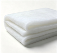 Matériau de rembourrage thermocollé en fibres de polyester 100 % creuses et conjuguées, sans colle, pour matelas de lit
