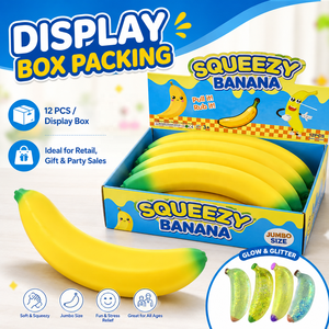 Jouet à presser géant en forme de banane de 45 cm, <span class=keywords><strong>simulation</strong></span> de fruit, balle anti-stress extensible et moelleuse, pour filles et adultes, vente en gros - Product Image 6