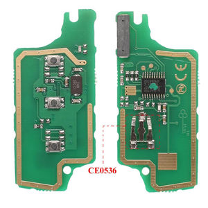 Clé à distance FSK 433 MHz de remplacement pour Peugeot 207 <span class=keywords><strong>307</strong></span>, coque de clé pliable avec puce ID46 et lame HU83 - Product Image 5