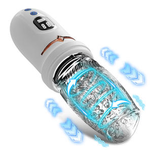 TikTok японский автоматический вращающийся Мужской мастурбатор влагалище игрушка телескопическая карманная чашка для мастурбации секс-игрушка для мужчин - Product Image 1