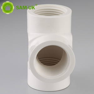Nhà Máy productionplastic nữ Reducer Ống <span class=keywords><strong>TEE</strong></span> 2 inch phụ kiện đường ống giảm tốc ba cách PVC <span class=keywords><strong>TEE</strong></span> phụ kiện đường ống - Product Image 5