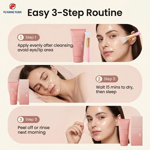 <span class=keywords><strong>Masque</strong></span> facial FKY Corée, <span class=keywords><strong>masque</strong></span> de nuit bio-collagène pour une peau de verre et une minimisation des pores - Product Image 6
