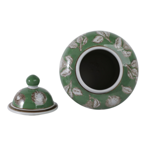 Vaso Decorativo in Ceramica con Design a Pera Verde per Soggiorno, Ufficio e Arredamento Casa - Product Image 6