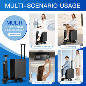 MYBOX Valise intelligente à suivi automatique de luxe, 20 pouces, cadre en aluminium, capacité de 130 kg, serrure TSA, charge USB, <span class=keywords><strong>pour</strong></span> les cadres européens - Product Image 5