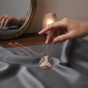 Pendentif léopard en argent Sterling 925, collier fait à la main, bijoux à la mode et élégants, vente en gros - Product Image 3