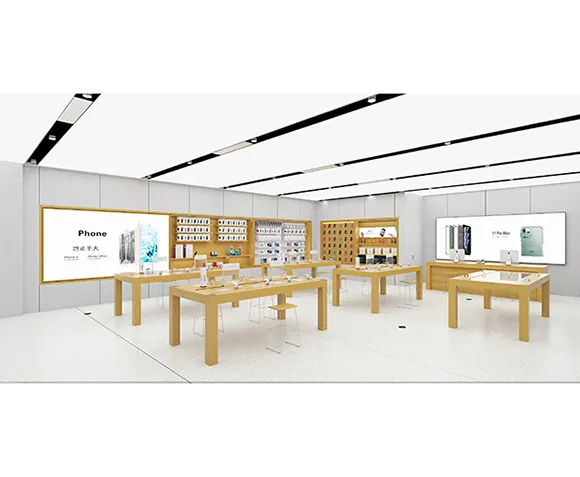 Magasin de téléphone professionnel 2020, design 3D, d'intérieur gratuit, pour Apple phone store