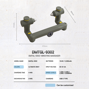 2024 yeni varış 5V 2A DMTGL-9302 toptan taşınabilir elektrikli masaj tabancası kas dinlenmek için - Product Image 2