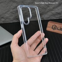 Coque de téléphone transparente en cristal, antichoc, rigide, pour Samsung Galaxy S25 Ultra S25 26 Plus, coque arrière entièrement transparente