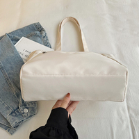 Sacs à bandoulière pour femmes de grande capacité avec logo personnalisé Sacs à main fourre-tout en nylon robuste avec fermeture éclair et poches