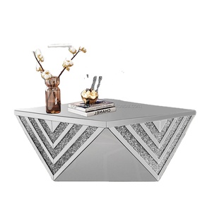 Delux-mesas de centro con espejos de diamante, Centro de espejos, <span class=keywords><strong>muebles</strong></span>, miroir - Product Image 1