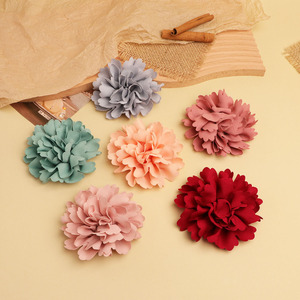 Flor de Camelia 3D Hecha a Mano de Tela de 10cm para Accesorios de Ropa, Cabello, Zapatos, Bolsos, Decoración Primavera 2024, Origen Jinhua - Product Image 1