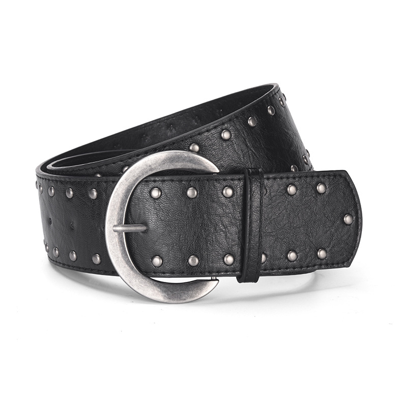 Boucle en argent noir antique