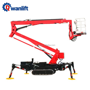12m Hot <strong>Sale</strong> Diesel Engine Hydraulic Arm Telescopic <strong>Tracked</strong> Crawler Articulated Boom Lift Spider Lift - Product Image 3