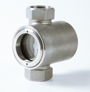 Indicateur <span class=keywords><strong>de</strong></span> débit <span class=keywords><strong>de</strong></span> liquide en verre <span class=keywords><strong>de</strong></span> <span class=keywords><strong>vue</strong></span> <span class=keywords><strong>de</strong></span> roue à haute pression avec extrémité filetée - Product Image 3