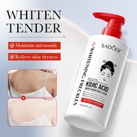 OEM SADOER Nouveaux produits vente en gros d'acide aminé acide hyaluronique acide kojique série acide blanchissant anti-rides raffermissant ensemble de soins de la peau