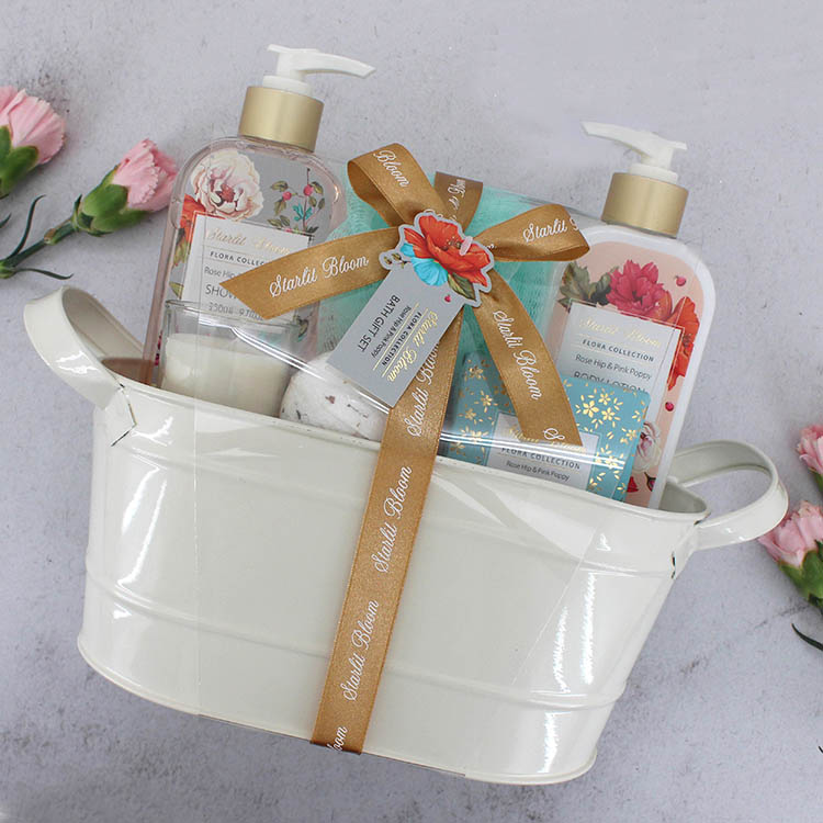 Spa vasca da bagno regalo e Set per la cura del corpo wholessales di lusso Xiamen vacanze saluti in confezione personalizzata