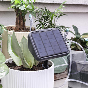 Système d'arrosage automatique à énergie solaire, irrigation goutte à goutte pour plantes en pot, utilisation en extérieur, minuterie intelligente, matériau plastique - Product Image 3