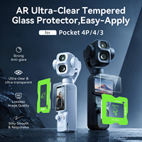 Film anti-chute, protection d'écran en verre trempé anti-rayures AR pour caméra sportive DJI OSMO Pocket4P/4/3, accessoires