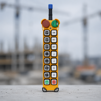 Sistema de Control Remoto Inalámbrico Industrial de Doble Velocidad y 14 Botones, Resistente al Agua para Exteriores, Modelo F24-14D, para Grúas EOT