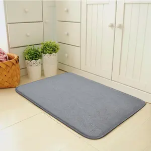 Tapis de salon/chambre à coucher tapis antidérapant absorbant de cuisine en mousse à mémoire de forme tapis d'entrée de maison en velours de corail