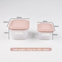 Mini bac à légumes Complément alimentaire pour bébé Boîte à lunch Récipient chauffant scellé de qualité alimentaire en silicone micro-ondable