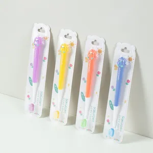 High Quality Customized Colorful Cartoon Cute Kid Toothbrush Children Soft Bristle Toothbrush
