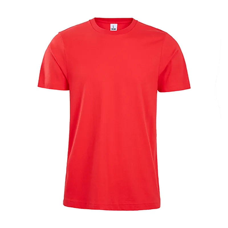 Heavyweight T-Shirt Plain T-Shirt Custom T-Shirt Men Unisex Tee Red