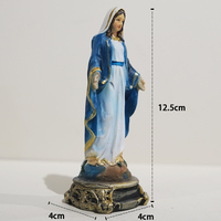 Vierge Marie Figures Jésus Croix Catholique Christ Nativité Manger Cadeau Résine Artisanat Décoration de La Maison