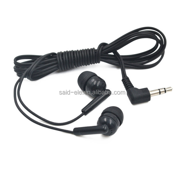Wholesale Kids Bulk Cheap Earphone 3.5mm in Ear Headphones Silicone Ear Tip Earbuds