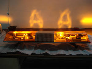 हलोजन रोटेटर चेतावनी Lightbar ऑटो फ्लैश लाइट बार 100w मोहिनी और स्पीकर के साथ - Product Image 6