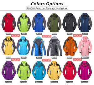 Vestes et blousons d'hiver coupe-vent en polaire polyester 2020 pour hommes et femmes, avec capuche, pour le snowboard en montagne, couleur noire - Product Image 5