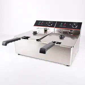 New Design Garri Gas Snack Deep Pot Electric Fat Used Corn Dog Commercial French Fry Fryer Machine