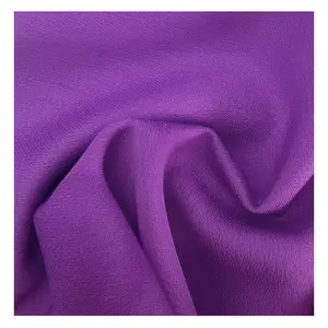 उच्च गुणवत्ता वाले कस्टम रंग 75d * 150d झूठे मुड़ रेशम साटन पॉलिएस्टर कपड़े