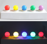 Creative Mini LED Ampoule Ménage Coloré Romantique Bulle Lampe avec E27 Boule à Vis pour Chambre Lumière Décorative