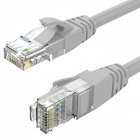 Jerman ICam kabel Ethernet kecepatan tinggi, 5A pengisian cepat kabel LAN Patch untuk Router PC & komputer tembaga murni dengan jaket PVC