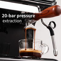 Machine à expresso intelligente à commande tactile avec pompe 20 bars et moulin à café intégré