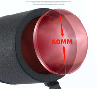 Telescopio con Zoom de 20-75x60, telescopio Monocular de visión nocturna de largo alcance para observación de aves al aire libre
