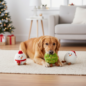 <span class=keywords><strong>Jouet</strong></span> en peluche <span class=keywords><strong>de</strong></span> Noël <span class=keywords><strong>pour</strong></span> <span class=keywords><strong>chien</strong></span> - Motifs Père Noël, Bonhomme <span class=keywords><strong>de</strong></span> neige, Renne, Sapin <span class=keywords><strong>de</strong></span> Noël avec couineur <span class=keywords><strong>pour</strong></span> chiens - Product Image 4