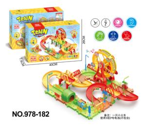 Juego de rieles de <span class=keywords><strong>Tren</strong></span> Eléctrico para montar mini <span class=keywords><strong>tren</strong></span> educativo DIY para niños, juguetes para niños - Product Image 6